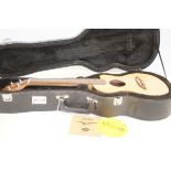 Aquila Italian ukulele with kinemaster hard case