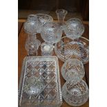 Collection of glass & crystal ware