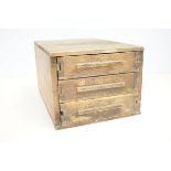 Small 3 draw tool cabinet Height 20 cm