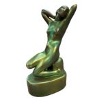 Art Deco Zsolnay Pecs figurine, female nude Height