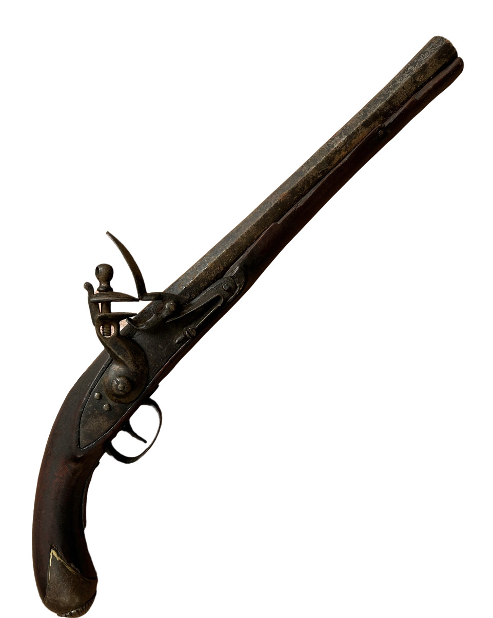Late 18th early 19th century flint lock pistol