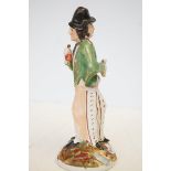 Staffordshire flatback figure double water/gin