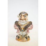 Burslem pottery grotesque bird Henry VIII