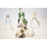 Beswick siamese cats, Royal Doulton HN2227, HN2338