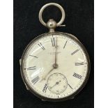 Silver cased J.McChesney Belfast pocket watch