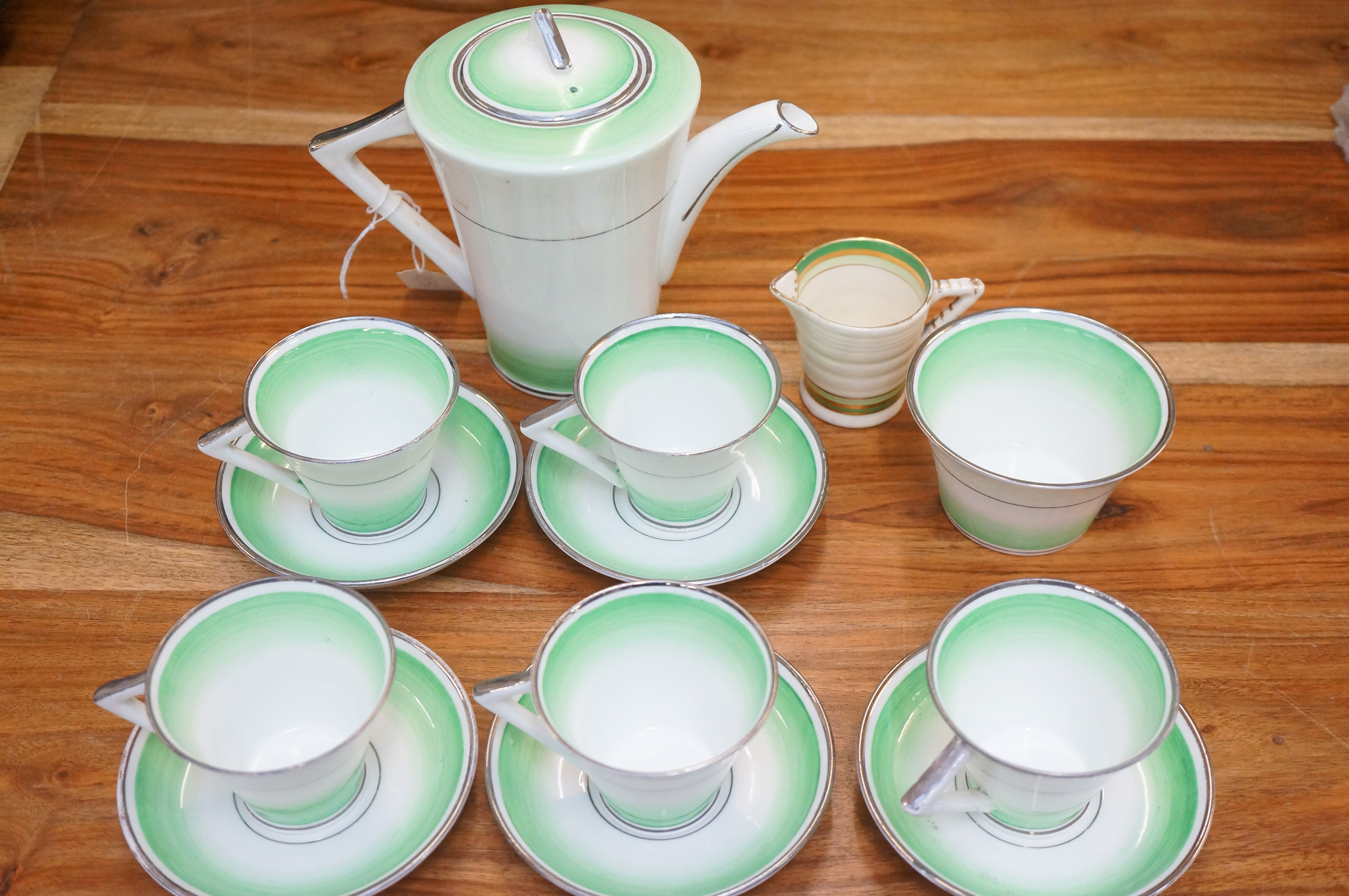 Gladstone china art deco tea set