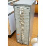 30 drawer metal filing cabinet