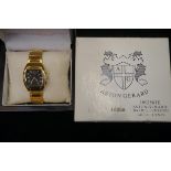 Aston Gerard wristwatch with box & outer box