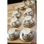 Royal Winton 25th anniversary tea set