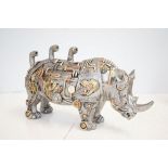 Steam punk style rhino