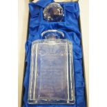 Edinburgh crystal decanter to commemorate the marr