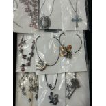 9x costume jewellery necklaces