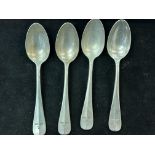 4 German spoons all stamped with swastika