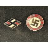 2 German badges