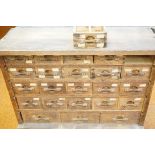 Very good quality vintage carpenters chest with 23