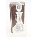 Edinburgh crystal decanter The 80th year of H.M.Qu