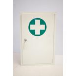 Metal wall hanging first aid cabinet Height 47 cm