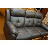 Very good quality 3 seater leather sofa