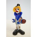 Original rare Murano glass clown decanter Height 2