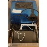 Box of electricals to include Ipad, tablet & other