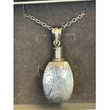 Silver bottle necklace