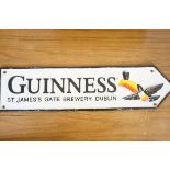 Cast iron guinness sign St James gate brewery