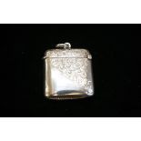 Silver vesta case