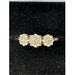 9ct Gold ring 0.25 carat diamond Size S