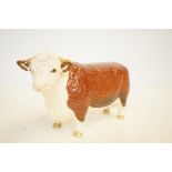 Beswick Hereford bull boxed