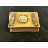 Trench art match box cover