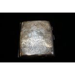 Silver cigarette case