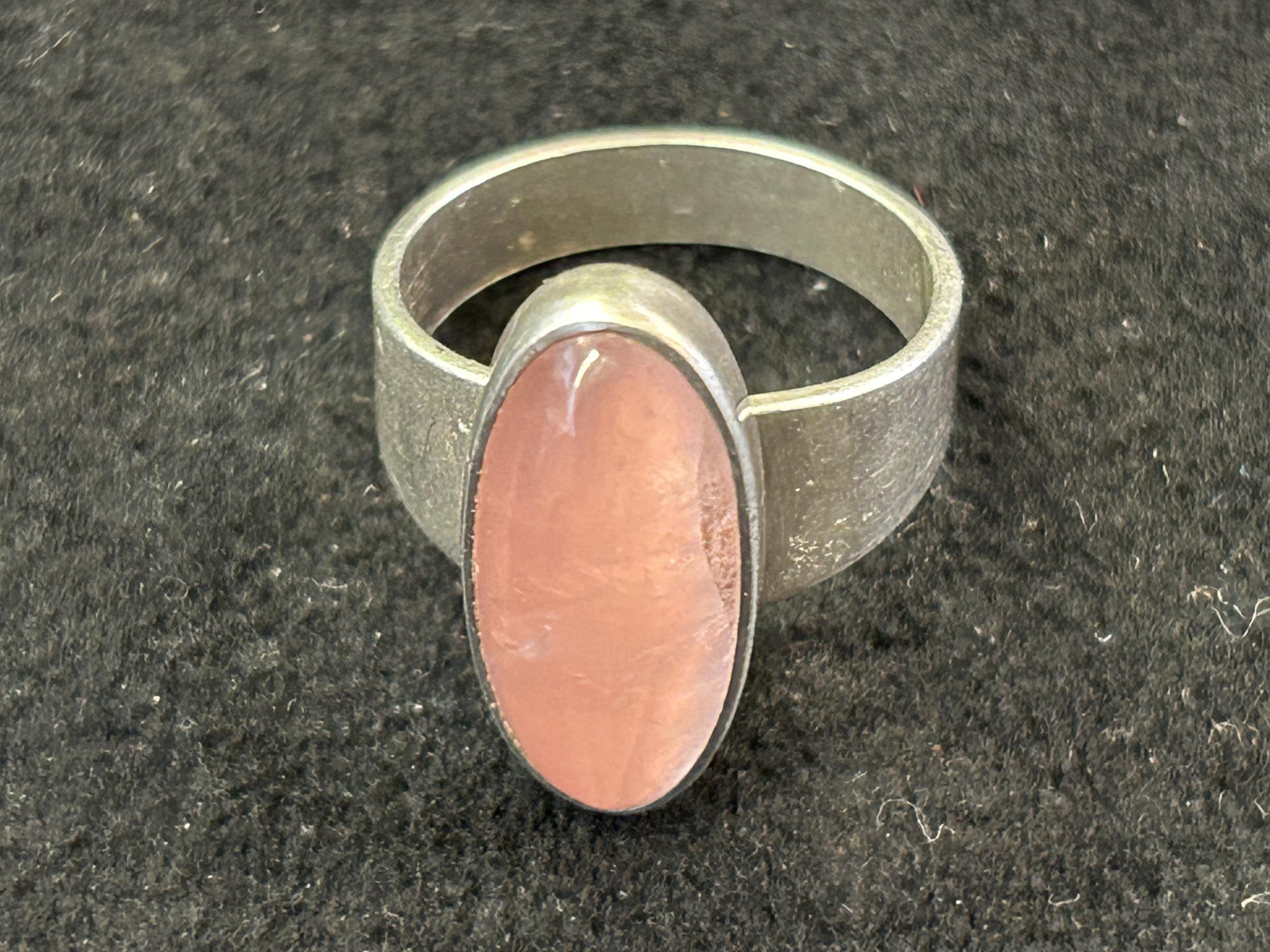 Danish silver Nefrom designer ring