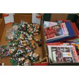 Collectable football figures fro the 1990's togeth