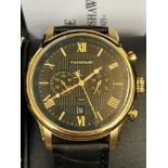 Gents Earnshaw new & boxed wristwatch