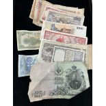 Collection of vintage bank notes