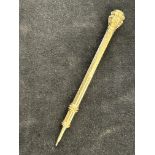 Yellow metal early propelling pencil 14.4g