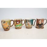 4x Beswick series ware mugs