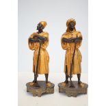 Pair of spelter figures