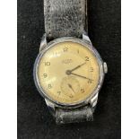 Vintage Cyma triplex wristwatch with sub second di