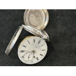 George Dyer 90 regent street london silver cased pocket watch with sub second dial & 4 keys (No glas