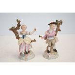 Pair of early child figurines - possibly german A.F