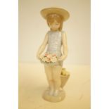 Lladro 1285 figure of a girl with original box