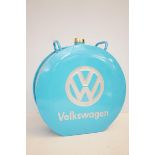 Light blue VW petrol can