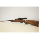 .177 Air rifle with scope, possibly Webley