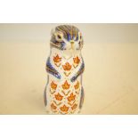 Royal crown derby chipmunk with gold stopper