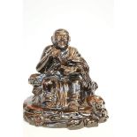 Large ceramic figure of a monk Height 42 cm