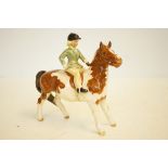 Beswick girl on pony