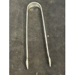 Georgian silver tongs