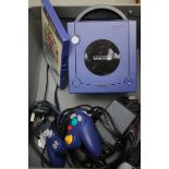 Nintendo game cube, controller, games & wires