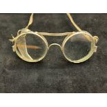 Early 20th century diving goggles